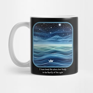 Tranquil Voyage: A Night Seascape Mug